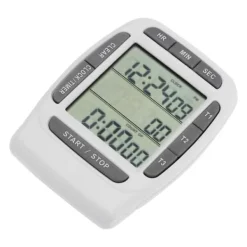 Bærbar Digital Multikanal 3 Kanaler LCD Timer Præcis Timing Nedtællingsur Hot