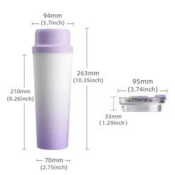 Juicepresser - Nyd Friskpresset Juice Derhjemme>Bærbar elektrisk juicer kop - Mini 304 rustfrit stål blender til smoothies og shakes