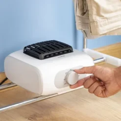 Bærbar elektrisk tørretumbler med 2 højder Dupledry Blue InnovaGoods 1200 W Online