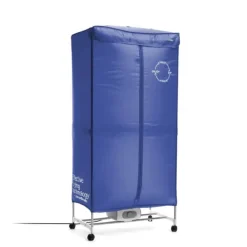 Bærbar elektrisk tørretumbler med 2 højder Dupledry Blue InnovaGoods 1200 W Online