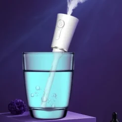 Bærbar Håndholdt Luftfugter Bærbar Mist Sprayer Ansigtsfugtighedsbefugtning USB Opladning Hvid New