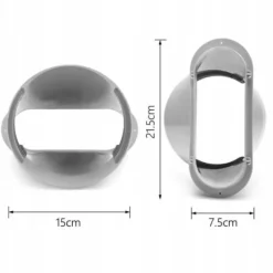 Bærbar klimaanlæg røradapter - diameter 15 cm, lang Clearance