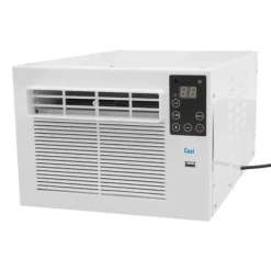 Bærbar Mini Aircondition - Luftkøler - Halvlederkøling - 5–8 m³ - 40–50 dB Støjsvag - EU‑stik - 41,5×28,3×20,5 cm - 1,2 m ledning - Hvid New