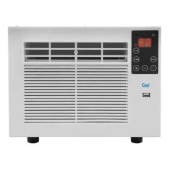 Bærbar Mini Aircondition - Luftkøler - Halvlederkøling - 5–8 m³ - 40–50 dB Støjsvag - EU‑stik - 41,5×28,3×20,5 cm - 1,2 m ledning - Hvid New