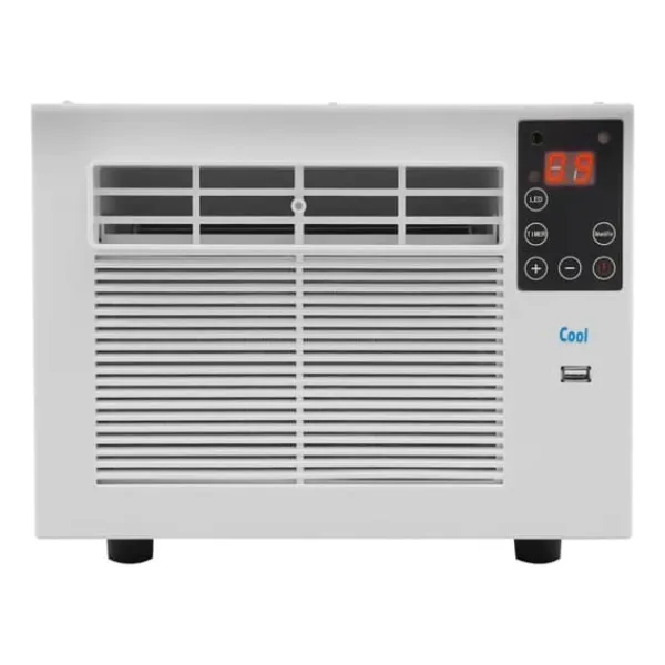 Bærbar Mini Aircondition - Luftkøler - Halvlederkøling - 5–8 m³ - 40–50 dB Støjsvag - EU‑stik - 41,5×28,3×20,5 cm - 1,2 m ledning - Hvid New