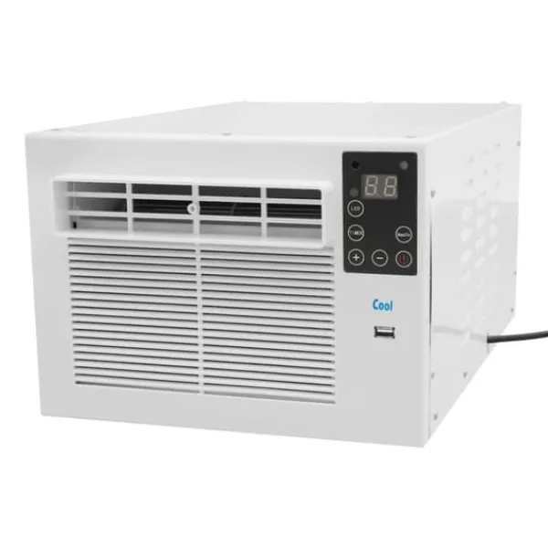Bærbar Mini Aircondition - Luftkøler - Halvlederkøling - 5–8 m³ - 40–50 dB Støjsvag - EU‑stik - 41,5×28,3×20,5 cm - 1,2 m ledning - Hvid New