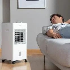 Bærbar multifunktionel fordampningskøler Airvecove InnovaGoods 5 L 65 W New