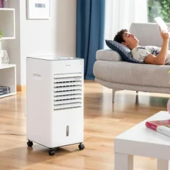Bærbar multifunktionel fordampningskøler Airvecove InnovaGoods 5 L 65 W New