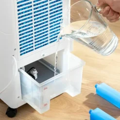 Bærbar multifunktionel fordampningskøler Airvecove InnovaGoods 5 L 65 W New