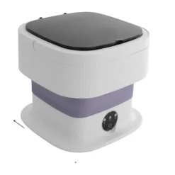 Vaskemaskiner>Bærbar Vaskemaskine, 10L Kapacitet, Pladsbesparende Design,VIOLET/Viola