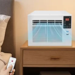 Bærbart klimaanlæg - Mini luftkøler - Termoelektrisk - 280 W - Fjernbetjening - Personlig køling - Soveværelse/kontor Hot
