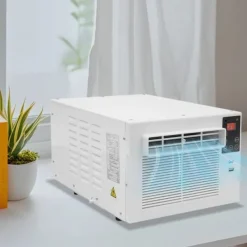 Bærbart klimaanlæg - Mini luftkøler - Termoelektrisk - 280 W - Fjernbetjening - Personlig køling - Soveværelse/kontor Hot