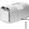 Bærbart klimaanlæg - Mobil aircondition - Køleeffekt 4250 BTU - 3 Hastigheder - Tidsur 24 timer - Fjernbetjening - Temperatur 16–32 °C - Hvid Discount
