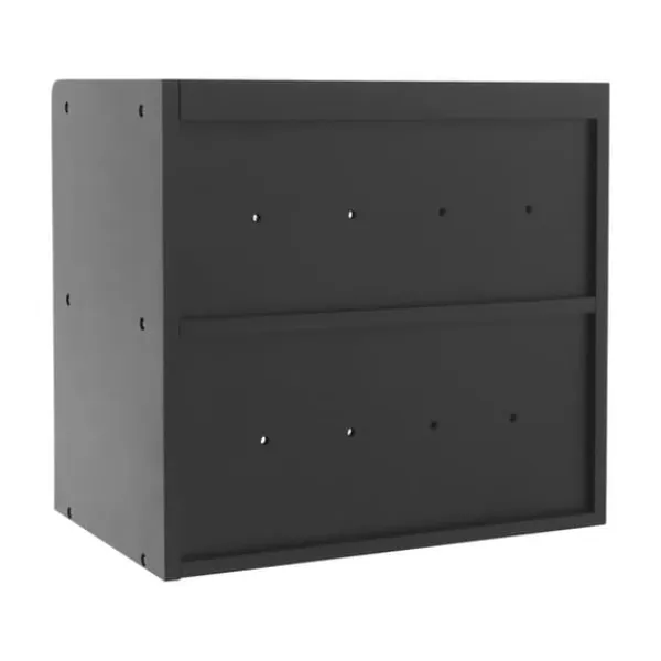 Brødkasse - Brødbeholder - Fyrretræ - Magnetisk Låge - Holdbart Design - Til Brød og Snacks - Bordpladeopbevaring - Sort Discount