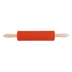 Jonas of Sweden Brödkavel 25cm m rött silikonöverdrag