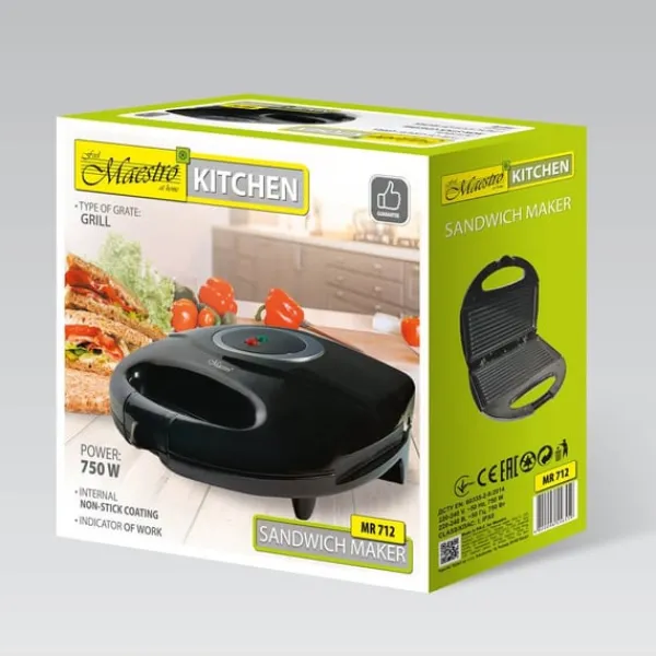 Brødristere, Raclettegrills Og Sandwichtoastere>Brødrister MAESTRO MR-712