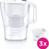 BRITA Aluna Kalender Vit Vattenfilterkanna - 2,4 l kapacitet inklusive 1,4 l filtrerat vatten - 3 Maxtra Pro Allt-i-1-filter ingår Best