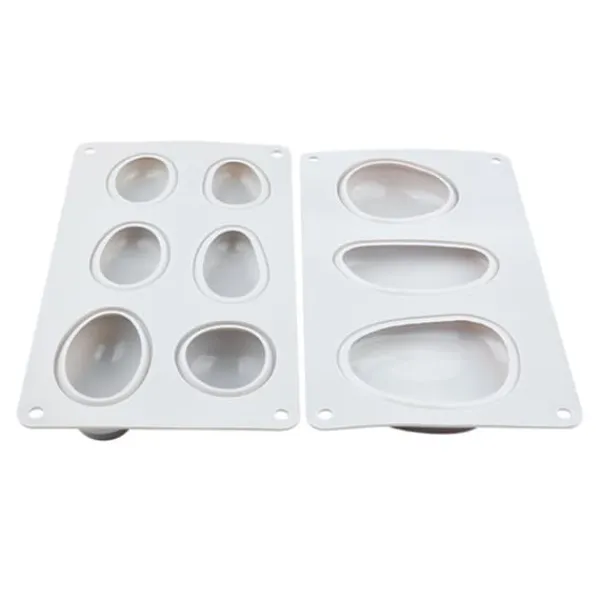 Bagning>Brostensformet kageform 3D-stenformet kageform silikone bageform