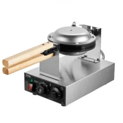 Vaffeljern>Bubble Waffle Maker, 593x220x268 mm, Sølv, Rustfrit Stål