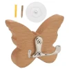 Butterfly træ vægkrog til frakker, tøj, hatte og håndklæder Discount