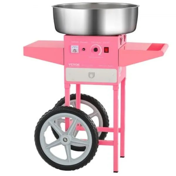 Candyflossmaskine, 81,9x52x85,5 cm, Pink, Rustfrit stål Hot
