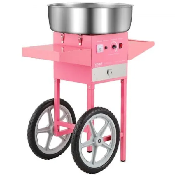 Candyflossmaskine, 81,9x52x85,5 cm, Pink, Rustfrit stål Hot