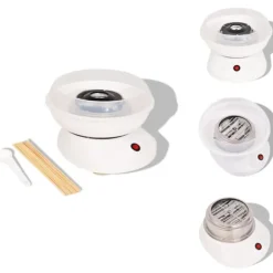 Candyflossmaskiner - Living candyfloss-maskine 480 W hvid Best