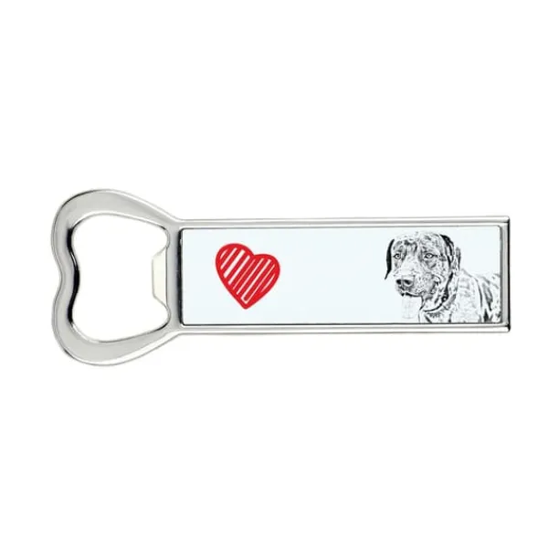 Cocktailshakers & Drinkudstyr>Catahoula Leopard Dog - flaskeåbner med en hund, personlig køleskabsåbner, unik gave til en mand fra Art-Dog