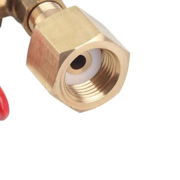 Sodavandsmaskiner>CGA-320 CO2-cylinderpåfyldningsadapter med slange til påfyldning af sodavandstank 24" med måler