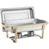 Madopvarmere>Chafing Dish Buffet Sæt, 4 stk., Rustfrit Stål, Guld