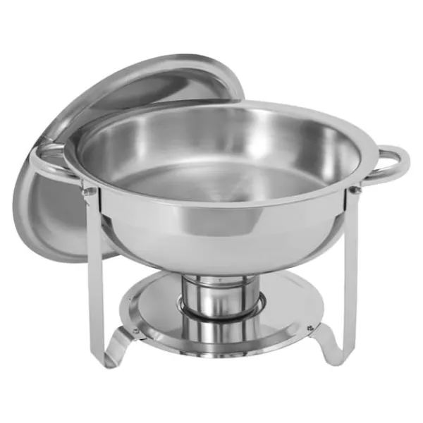 Chafing Dish buffet-sæt, selvbetjenings madvarmer 4,5 L, lilla, rustfrit stål, spritfyret, til fester og bryllupper Best