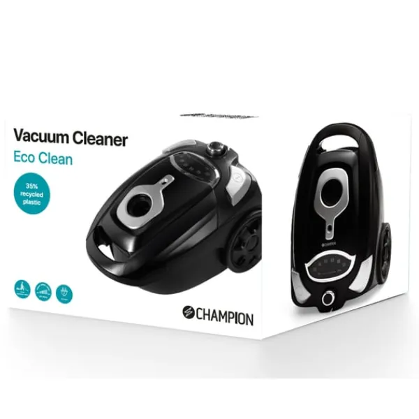 Champion Dammsugare Eco Clean 700w 9,5m DS400 Mattsvart Hot
