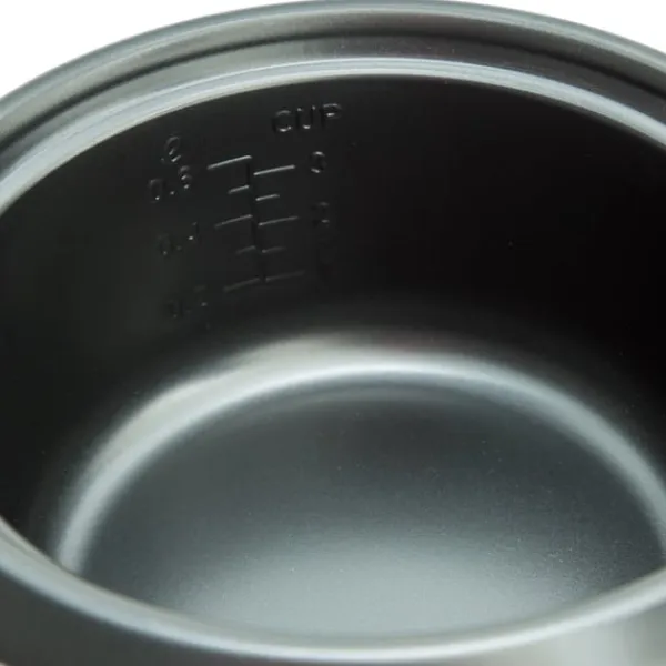 Champion Madlavningsmaskiner>Riskokare Mini Ceramic 0,6L 300W RK400 Svart