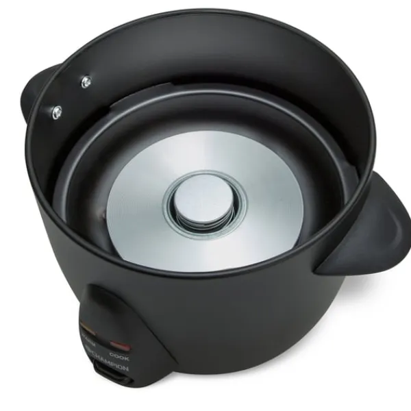 Champion Madlavningsmaskiner>Riskokare Mini Ceramic 0,6L 300W RK400 Svart