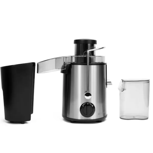 Champion Juicepresser - Nyd Friskpresset Juice Derhjemme>Råsaftcentrifug 0,5L 600W RS400 Rostfri/Svart