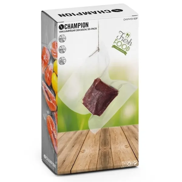 Champion Vakuumpakkere>Vacuumpåsar 50-pack 28*30cm