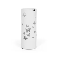 Charmerende paraplystativ hvid, 49 x Ø 19,5 cm Outlet