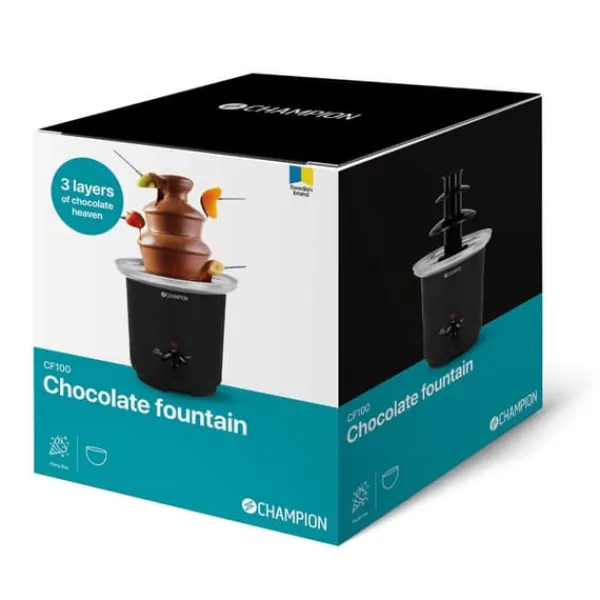 Champion Chokoladefontæne 200g CF100 Sort Online