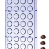 Udstikkere>Chokoladeform lavet af polycarbonat HEMISKUGLER KUGLER 20 mm