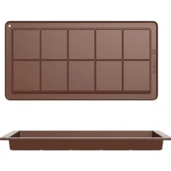 Chokoladeskimmel Dubai, Mørk Chokoladeform BPA-fri, Brun 1-Pak