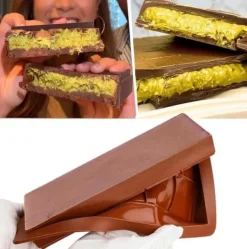 Chokoladeskimmel Dubai, Mørk Chokoladeform BPA-fri, Brun 1-Pak