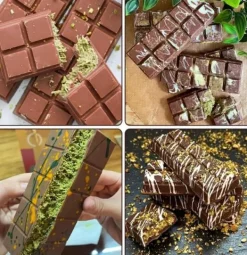 Chokoladeskimmel Dubai, Mørk Chokoladeform BPA-fri, Brun 1-Pak
