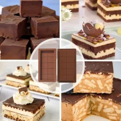 Chokoladeskimmel Dubai, Mørk Chokoladeform BPA-fri, Brun 1-Pak