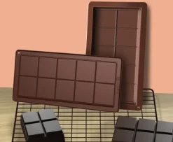 Chokoladeskimmel Dubai, Mørk Chokoladeform BPA-fri, Brun 1-Pak
