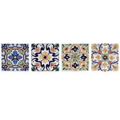 Coasters DKD Home Decor Tile 4 Units (10,8 x 10,8 x 0,7 cm) Clearance