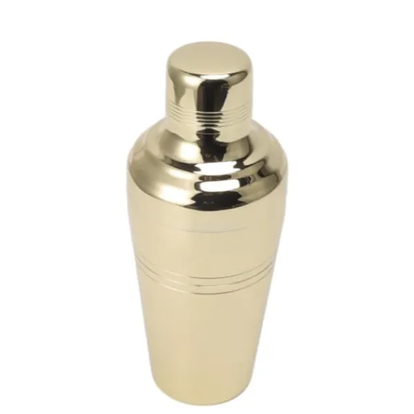 Cocktailshakers & Drinkudstyr>Cocktailshaker i rustfrit stål - 510 ml guldbar værktøjssæt til hjemmebartending