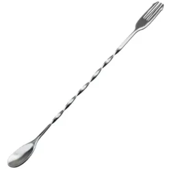 Cocktailshakers & Drinkudstyr>Cocktailske med gaffel rustfrit 32 cm