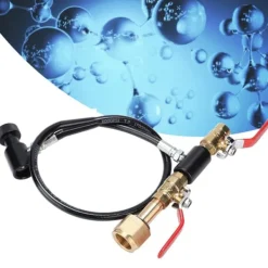 CO2-cylinderpåfyldningsadapter med 91 cm slange til sodavandspåfyldning EU W21.8‑14 gevind Best