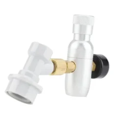 CO2-opladersæt til fadølstank - regulator og gasafbryder inkluderet (0-150 PSI) New