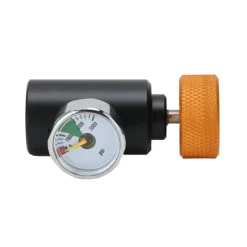 CO2-påfyldningsadapter, tilslutningsventil ASA med 3000psi trykmåler, sodavandstilbehør Outlet